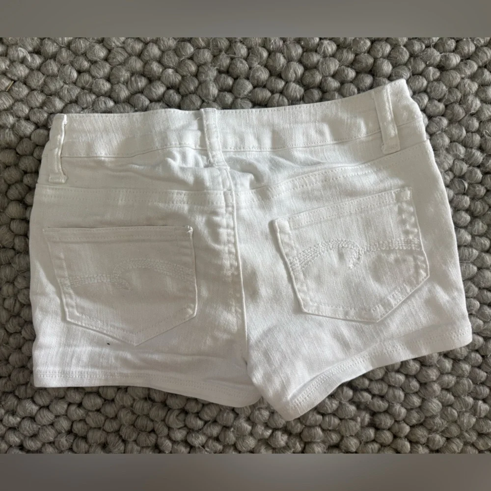 Girls 10R Justice White Shorts